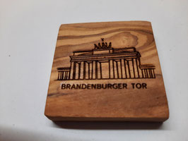Brandenburger Tor in Berlin mit Text "Brandenburger Tor"