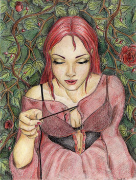 Lady in Efeu