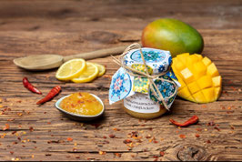 Mangomarmelade mit Chilliflocken