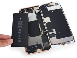 Remplacement de la batterie iphone 8