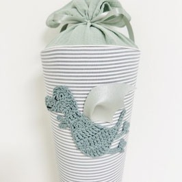 Kitatüte Häkelmotiv, DRACHE