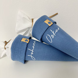 Kitatüte *mini* Jari mit NAME, BLAU