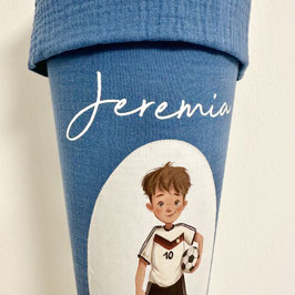 Schultüte *NAME+MOTIV* Jari, BLAU