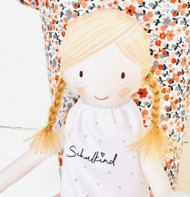 NANA aus MUSSELIN mit PUPPE + NAME, MILLE FLEUR