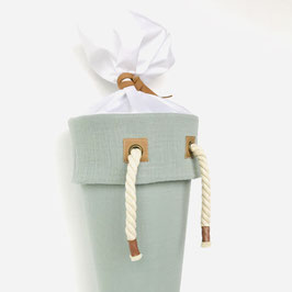 Schultüte Jari HÄKELBILD+NAME, DUSTY MINT