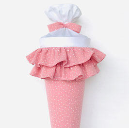 Schultüte Smilla HÄKELBILD, PÜNKTCHEN ROSA