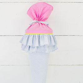 KITAtüte Smilla JOY, Hellblau_Pink_Neongelb