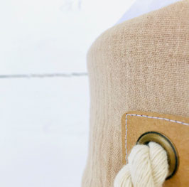 Schultüte Jari HÄKELBILD, BEIGE