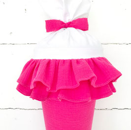 Schultüte Smilla HÄKELBILD, KNALLPINK