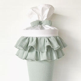 Kitatüte *mini* Smilla mit NAME, DUSTY MINT
