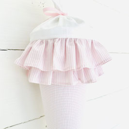 Schultüte Smilla mit NAME, STREIFEN_ROSÉ neu‘25