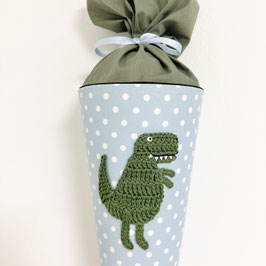 Kitatüte Häkelmotiv, DINO