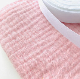 Schultüte Musselin NANA mit HÄKELBILD, PEACHYROSA
