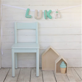 Girlande Baumwolle MINT-BEIGE