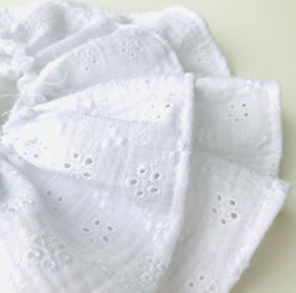 Schultüte Smilla HÄKELBILD, STICKEREI WEISS