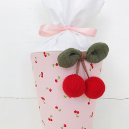 Kitatüte KIRSCHE 35cm ROSA_MINIKIRSCHEN