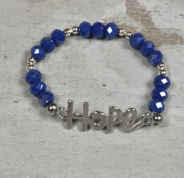 Armband "Hope" blau
