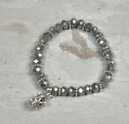 Armband "Krone" dunkelgrau