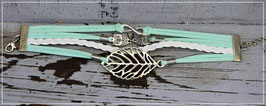 Armband "Eule mint"