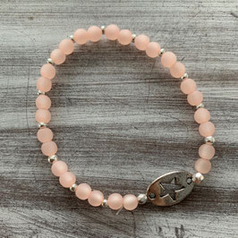 Armband "Amulett Stern" rosa