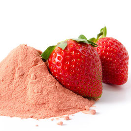 Erdbeer-Fruchtpulver | Aus gefriergetrockneten Erdbeeren