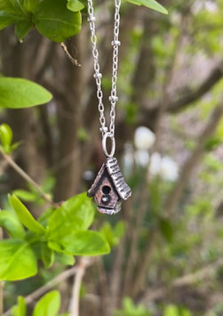 Birdhouse Necklace