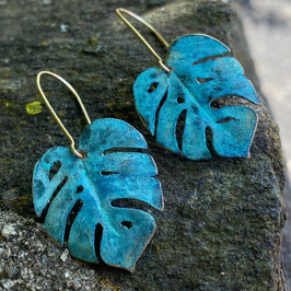 Monstera Earrings