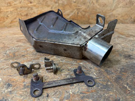 VW Passat 35i b3 – 2E Wärmeleitblech Hitzeblech + Halterung Satz (PARTS*)