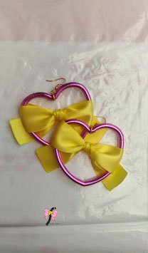 Boucles d'oreilles Ribbon Heart