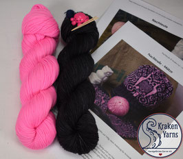 Strickkit NACHTEULE Pinky - Black