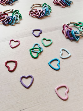 Maschenmarkiererset PASTEL HEARTS