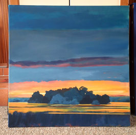 "sunset" original Gemälde