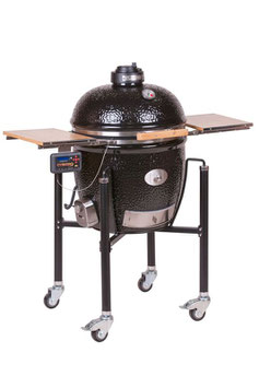 Monolith Classic BBQ Guru PRO 2.0 schwarz inkl. Gestell & Seitentischen 129001-BLACK