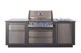 Napoleon Oasis 105 Outdoor-Küche, Einbaugrill P500