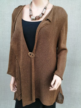 Brown linen jacket