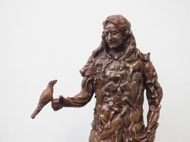 Petite maquette Jean de la Fontaine Bronze 1/8 - 37 cm de haut