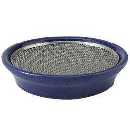 Kressesieb 12 cm, metallic-blau