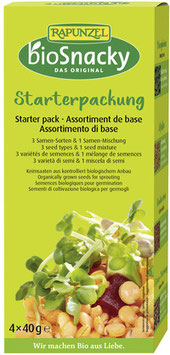 bioSnacky Starterpackung 4 x  40g