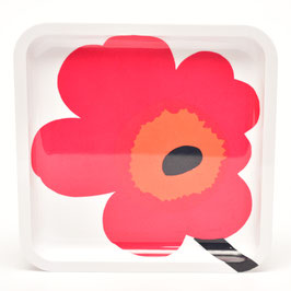 Vierkant dienblad Marimekko Unikko