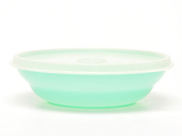 Tupperware puddingschaaltje groen (17 cm) met deksel