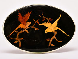 Kunststof (dien)blaadje met vogels