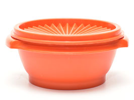 Tupperware voorraaddoos donker oranje met sterdeksel (6,5 cm)