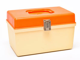 Vintage naaiboxje van Curver
