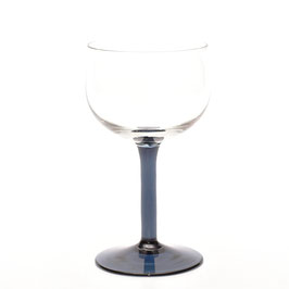 Glaasje Carmen van Copier Leerdam in de kleur druivenblauw (11 cm)