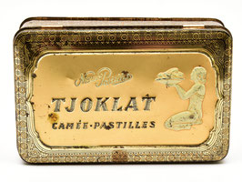 Art-nouveau blik van Tjoklat - Camée Pastilles uit Amsterdam