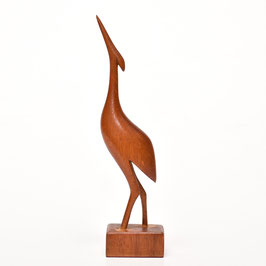 Vintage houten kraanvogel #4