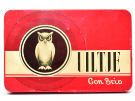 Blik Uiltje 'Con Brio' - 10 sigaren - N.V. Sigarenfabriek 'La Bolsa' Kampen (Holland) #2