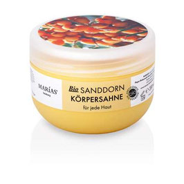 Bio Körpersahne Sanddorn, 200 ml