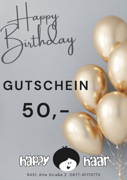 GUTSCHEIN HAPPY BIRTHDAY -  PRINT VERSION