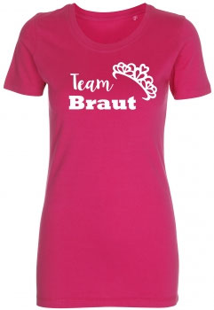Team Braut T-Shirt pink